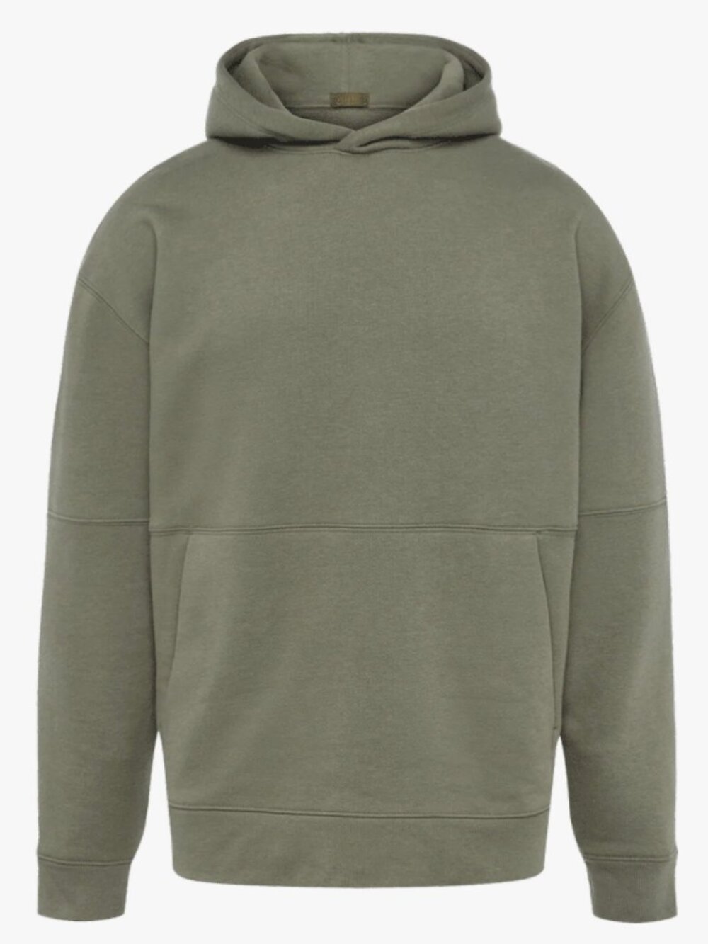 Nuuds Vintage Fleece Olive Hoodie Size Large